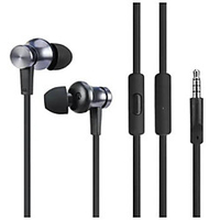 Basic Wired In-ear Earphone 3.5mm Audio Jack InLine Control for Sport Fitness