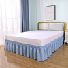 Basics Ruffled Bed Skirt Dust Ruffle Wrap Around Easy On/Off And Fit Wrinkle And FadeResistant Solid Color miniinthebox