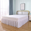 Basics Ruffled Bed Skirt Dust Ruffle Wrap Around Easy On/Off And Fit Wrinkle And FadeResistant Solid Color miniinthebox