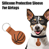 Basketball Pattern Protective Case For Airtags Key Finder Cover Anti-lost Anti-Scratch Protective Sleeve Soft Skin Cover For Apple Airtags Locator Tracker Accessories miniinthebox