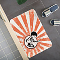 Basketball Work Out Hallway Carpet and Rugs for Bedroom Living Room Carpet Kitchen Bathroom Anti-Slip Floor Mats