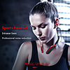 Bass Sound Bluetooth 5.0 Earphone Hook In-Ear Stable Sport Earphone Neckband With Mic Headset For All Phone