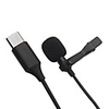 BassPal Professional Lavalier Lapel Microphone Omnidirectional Mic 360 Easy Clip On only for USB Type-C Interface Device