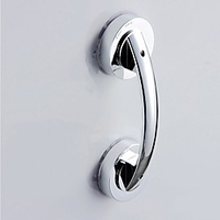 Bath Caddies,  Bathroom Grab Bar,  Suction Cup Non-slip Handrail for Kitchen and Bathroom,  Chrome
