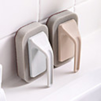 Bath Caddies Handle Bathtub Sink Brush Bathroom Tile Brush Kitchen Decontamination Brush Pot Washing Magic Sponge Cleaning Brush
