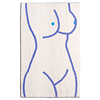 Bath Mats, Art Abstract Line Hygiene Room Bathroom Toilet Carpet Anti-skid Absorbent Feet Rubbing Creative Body Fun miniinthebox