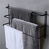 Bath Towel Bar Racks / Bathroom Shelf Multilayer / Design / Cool Contemporary / Antique Stainless Steel 1pc - Bathroom / Hotel bath 3-towel bar Wall Mounted