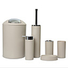 Bathroom Accessories Set 6 Pcs Toilet Brush Soap Dish Trash Can Toothbrush Cup Soap Dispenser Bathroom Accessory Set
