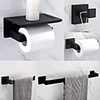 Bathroom Accessory Set / Towel Bar / Toilet Paper Holder Adjustable Length / New Design / Creative Contemporary / Modern Stainless Steel / Low-carbon Steel / Metal 4pcs / 3pcs / 1pc - Bathroom