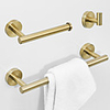 Bathroom Accessory Set Creative Modern Stainless Steel 3pcs - Bathroom / Hotel bath Wall Mounted