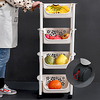 Bathroom Accessory Set Multi Layer and Multi-functional Floor Type Shelf Plastics Bathroom Shelf miniinthebox
