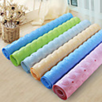 Bathroom Bath Mats Cold White Creative Absorbent Bathroom Rug PVC(PolyVinyl Chloride) Non Slip