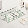 Bathroom Bath Mats Dark Yellow Creative Absorbent Bathroom Rug Special Material Cute