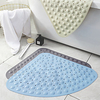 Bathroom Bath Mats Light Yellow Creative Bath Tub Mat Anti-slip PVC(PolyVinyl Chloride) Non Slip