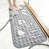 Bathroom Bath Mats New Environmentally Friendly and Odorless Pvc Long Bathtub Non-slip Floor Mat,  Household Bathroom Toilet Hydrophobic Massage Mat