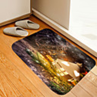 Bathroom Bath Mats Novelty Absorbent Bathroom Rug Nonwoven New Design