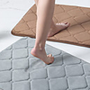 Bathroom Bath Mats Purple Creative Absorbent Bathroom Rug Coral Velve Non Slip