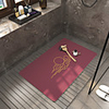 Bathroom Bath Mats Red Creative Absorbent Bathroom Rug Special Material Cute