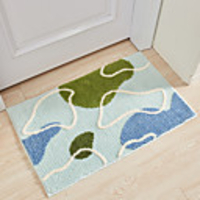 Bathroom Bath Mats Warm White Creative Absorbent Bathroom Rug Special Material Cute