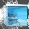 Bathroom Folding Storage Box Waterproof Storage Cabinet Wall-Mounted Storage Cabinet Toilet Free Punch Storage Box Rack
