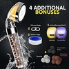 Bathroom High Pressure Water Saving Shower Head Vitamin C Ionic Shower Filter with Hose Water Softener Showhead Filters Set