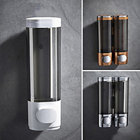 Bathroom Liquid Soap Dispenser Wall Mounted For Kitchen Plastic 500ml Shower Gel Detergent Shampoo Bottle Hotel Home Accessories miniinthebox