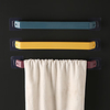 Bathroom Paste Non-perforated Towel Rack Single Rod Simple Straw Wwall Hanging Rag Rack Bathroom Thickening Rack