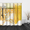 Bathroom Shower Curtain And Hook Rainbow Classic Polyester Cute Style Parent-child Time Shower Curtain