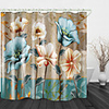 Bathroom Shower Curtains amp; Hooks Rainbow Neoclassical Polyester Waterproof