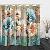 Bathroom Shower Curtains amp; Hooks Rainbow Neoclassical Polyester Waterproof