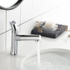 Bathroom Sink Faucet - Chrome Electroplated Centerset Single Handle One HoleBath Taps