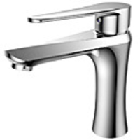 Bathroom Sink Faucet - Contemporary Chrome Ceramic Valve Bath Shower Mixer Taps
