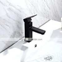 Bathroom Sink Faucet - Premium Design Painted Finishes Deck Mounted Single Handle One HoleBath Taps