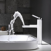 Bathroom Sink Faucet - Rotatable / Premium Design Painted Finishes Deck Mounted Single Handle One HoleBath Taps
