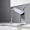 Bathroom Sink Faucet - Rotatable Electroplated Centerset Single Handle One HoleBath Taps