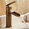 Bathroom Sink Faucet - Rotatable Electroplated Centerset Single Handle One HoleBath Taps