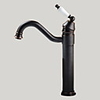 Bathroom Sink Faucet - Rotatable Oil-rubbed Bronze Vessel One Hole / Single Handle One HoleBath Taps