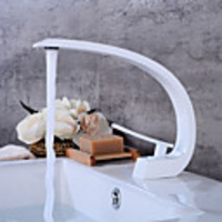Bathroom Sink Faucet - Standard Painted Finishes Other Single Handle One HoleBath Taps