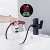 Bathroom Sink Faucet - Thermostatic / Pull out / Pullout Spray Electroplated Centerset Single Handle One HoleBath Taps