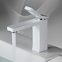 Bathroom Sink Faucet - Thermostatic / Standard Painted Finishes Deck Mounted Single Handle One HoleBath Taps