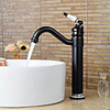 Bathroom Sink Faucet - Wall Mount Painted Finishes Centerset Single Handle One HoleBath Taps
