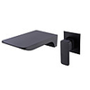 Bathroom Sink Faucet - Waterfall / Widespread / New Design Painted Finishes Wall Mounted Single Handle Two HolesBath Taps