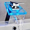 Bathroom Sink Faucet - Waterfall Chrome Centerset One Hole / Single Handle One Hole / Brass