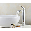 Bathroom Sink Faucet - Waterfall Chrome Centerset Single Handle One HoleBath Taps