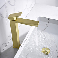 Bathroom Sink Faucet - Waterfall Nickel Brushed / Electroplated / Painted Finishes Other Single Handle One HoleBath Taps