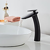 Bathroom Sink Faucet - Waterfall Oil-rubbed Bronze Centerset Single Handle One HoleBath Taps