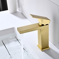 Bathroom Sink Faucet - Waterfall Painted Finishes Mount Outside Single Handle One HoleBath Taps