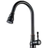 Bathroom Sink Faucet - Widespread Black / Black Oxide Finish Other Single Handle One HoleBath Taps