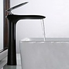 Bathroom Sink Faucet - Widespread Black Centerset Single Handle One HoleBath Taps