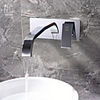 Bathroom Sink Faucet - Widespread Chrome Other Single Handle Two HolesBath Taps